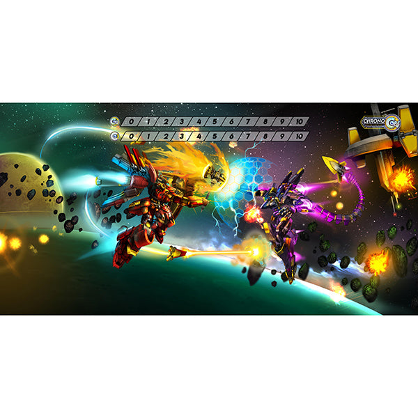 Chrono Core TCG: Playmat- Basilisk vs. Tiamut
