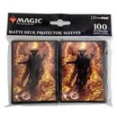 Magic The Gathering - The Lord of the Rings Tales of Middle-Earth Through The Ash Sauron Card Sleeves (100ct)