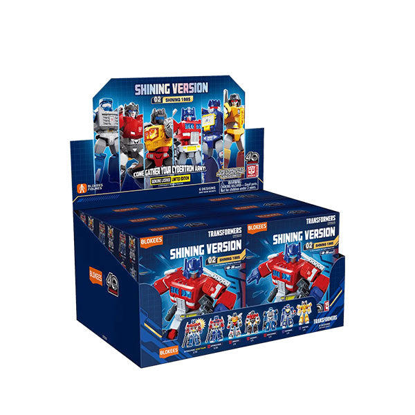 Transformers Blokees: 4-inch Shining Model Kit- SV02 Shining 1985 Display (6 Blind Boxes)