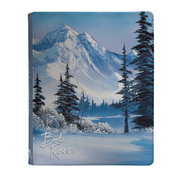 9 Pocket PRO Zippered Binder - Bob Ross Winter Paradise