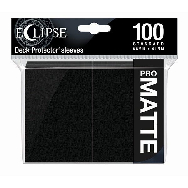 Ultra Pro Eclipse Matte Standard Sleeves - Jet Black