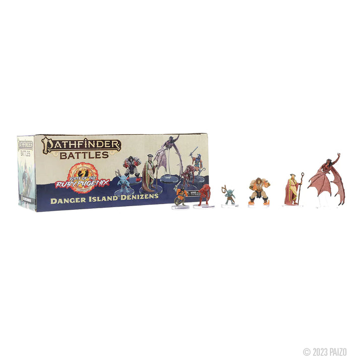 Pathfinder Battles Set 23 Fists of the Ruby Phoenix - Danger Island Denizens Boxed Set