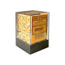 Chessex Dice 12mm d6 Festive Sunburst w/Black (36)