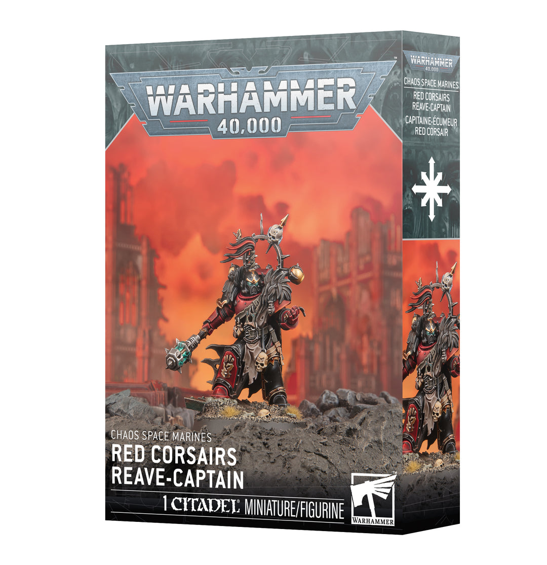 Warhammer 40K Chaos Space Marines - Red Corsairs Reave-Captain