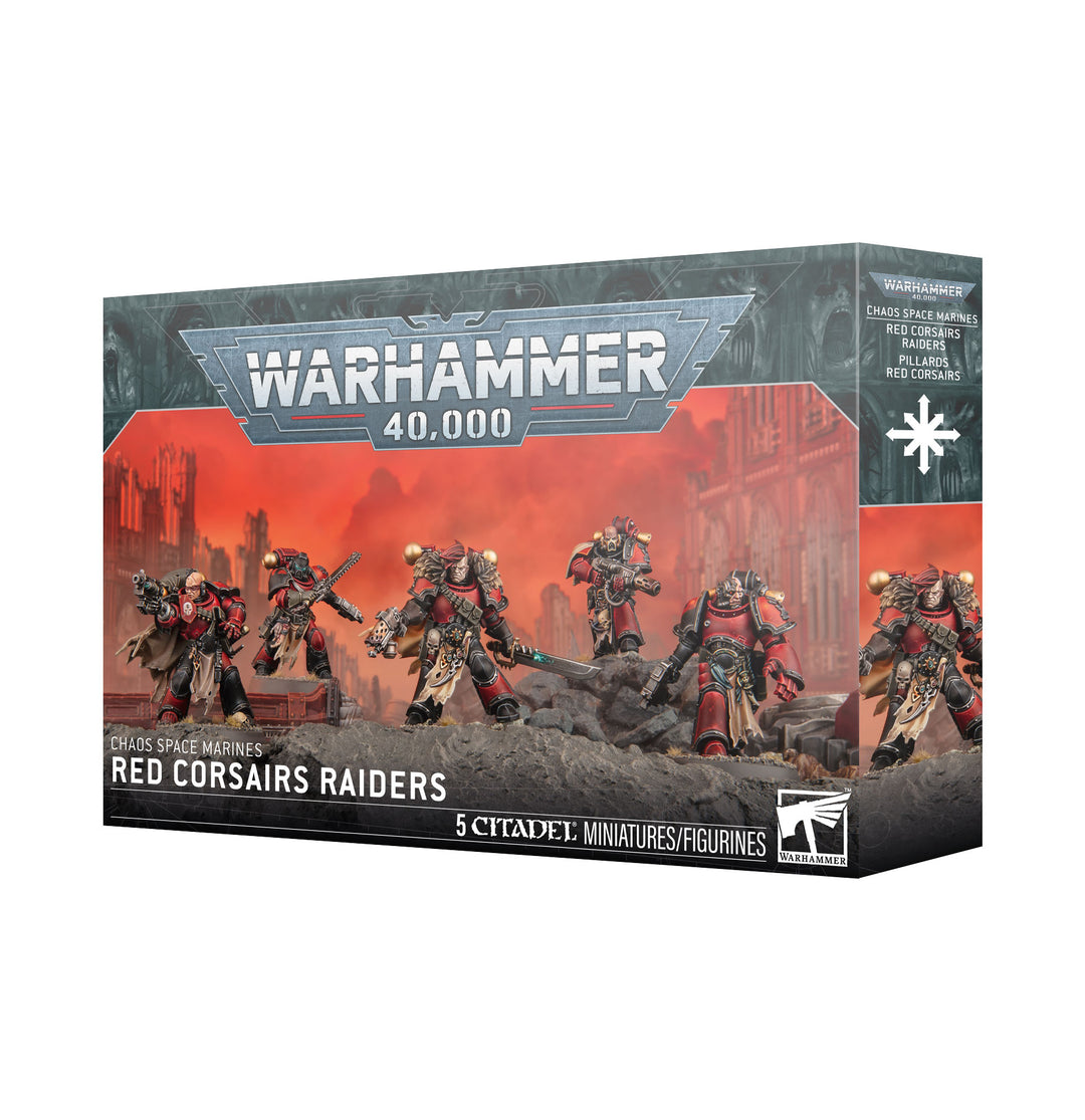 Warhammer 40K Chaos Space Marines - Red Corsairs Raiders