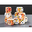 Chessex Dice: 12d6 16mm Brush - Sunrise