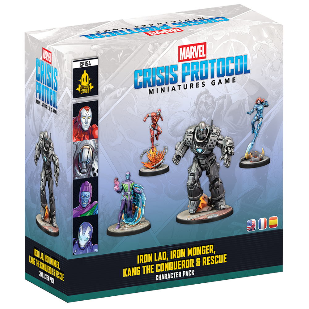 Marvel: Crisis Protocol - Iron Lad, Iron Monger, Kang the Conqueror & Rescue