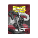 Dragon Shield Sleeves - Matte Non-Glare Blood Red Standard Size (100ct)
