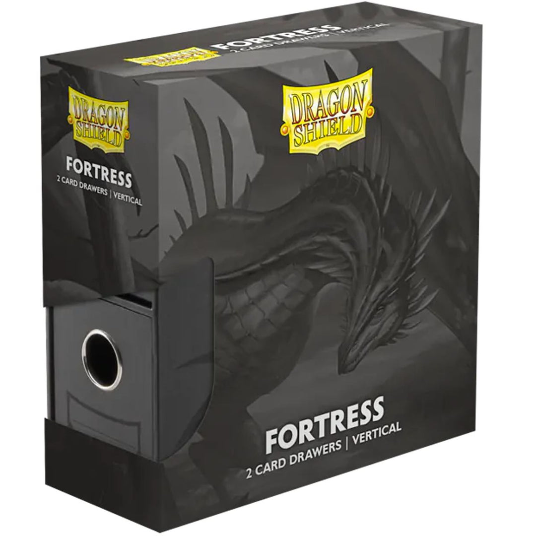 Dragon Shield: Fortress Vertical 2-Card Drawers - Black