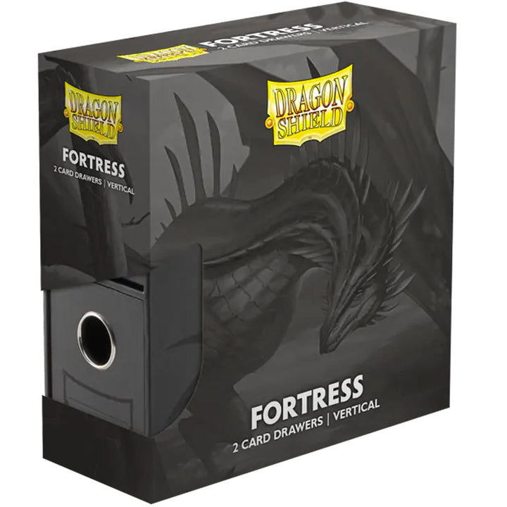 Dragon Shield: Fortress Vertical 2-Card Drawers - Black
