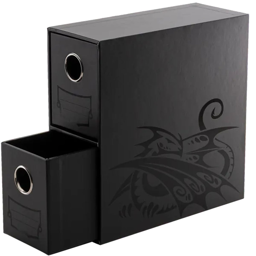 Dragon Shield: Fortress Vertical 2-Card Drawers - Black