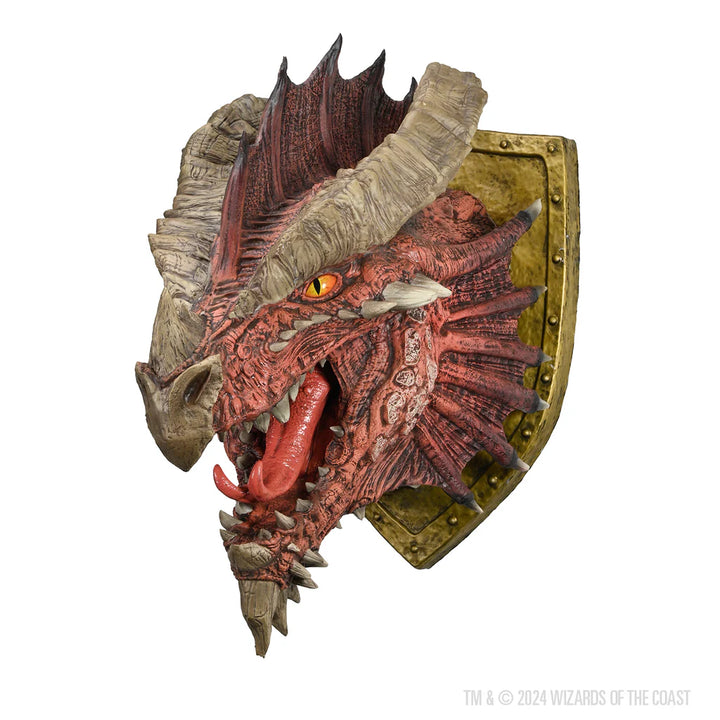 D&amp;D Replicas of the Realms - Ancient Red Dragon Trophy Plaque