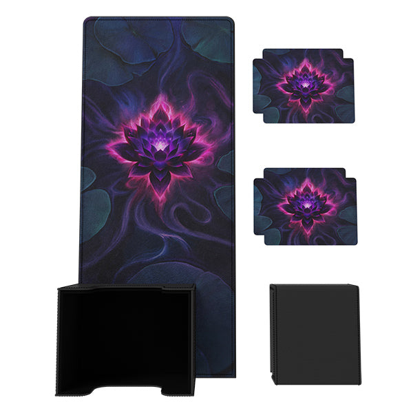 Arcane Fortress Deck Vault Radiant - Prestige Cursed Lotus Deluxe 100+ Deck Box