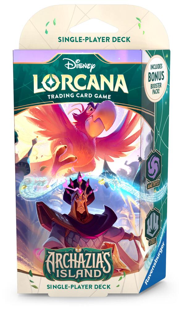 Lorcana Archazia's Island Starter Deck Amethyst & Steel
