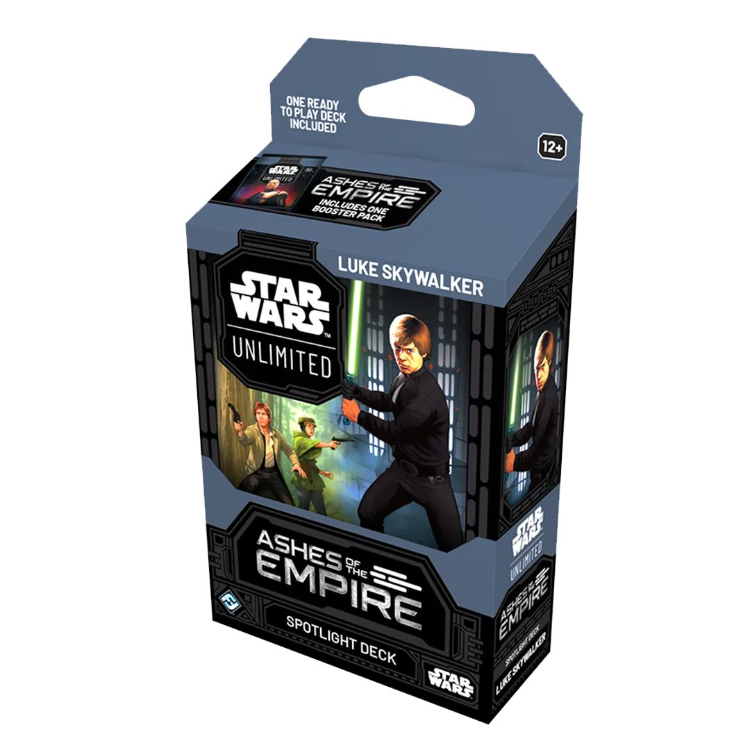 Star Wars Unlimited Ashes of the Empire Spotlight Deck - Luke Skywalker