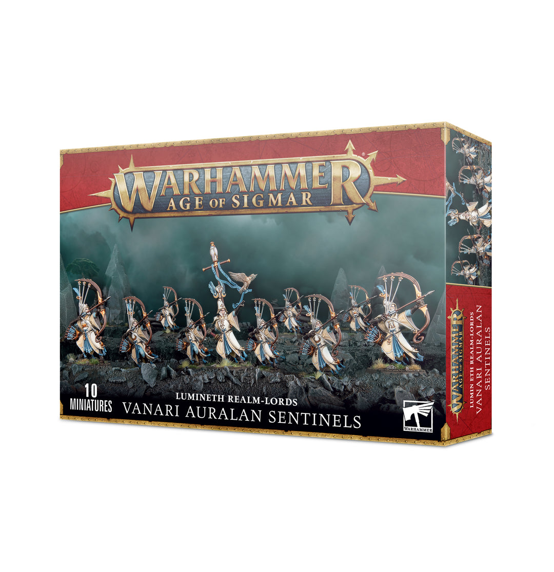 Warhammer Age Of Sigmar Lumineth Realm Lords - Vanari Auralan Sentinels