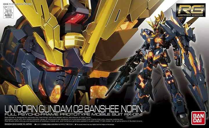 Bandai: Gundam Unicorn 02 Banshee Norn RG 1:144 Model Kit