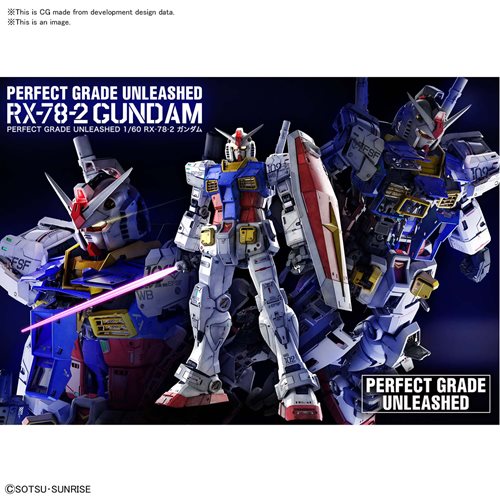 Bandai: Mobile Suit Gundam RX-78-2 Perfect Grade Unleashed 1:60 Model Kit