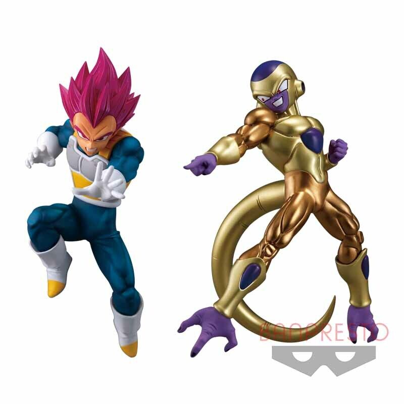 Banpresto - Dragon Ball Super Evolutions Super Saiyan God Vegeta & Golden Frieza