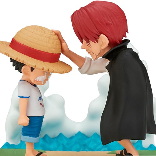 Banpresto - One Piece Monkey D. Luffy and Shanks Log Stories World Collectable Figure
