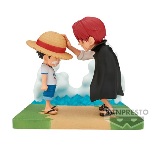 Banpresto - One Piece Monkey D. Luffy and Shanks Log Stories World Collectable Figure