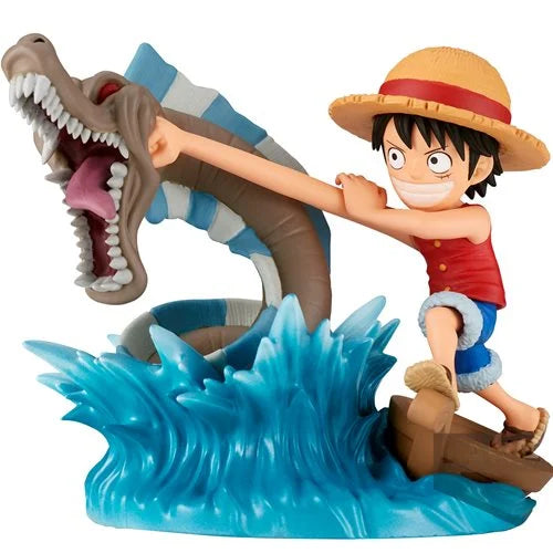 Banpresto - One Piece Monkey D. Luffy vs Local Sea Monster Log Stories World Collectable Figure