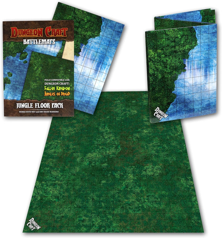 Dungeon Craft: Battle Map- Jungle Floor