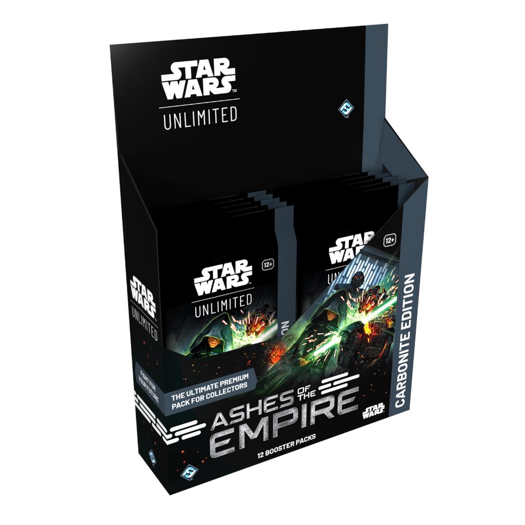 Star Wars Unlimited Ashes of the Empire Carbonite Booster Box - 12 booster packs