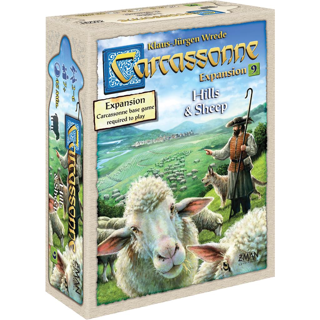 Carcassonne Exp 9 - Hills and Sheep