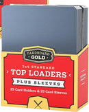 Cardboard Gold - 3x4 Standard Toploaders & 25 Sleeves