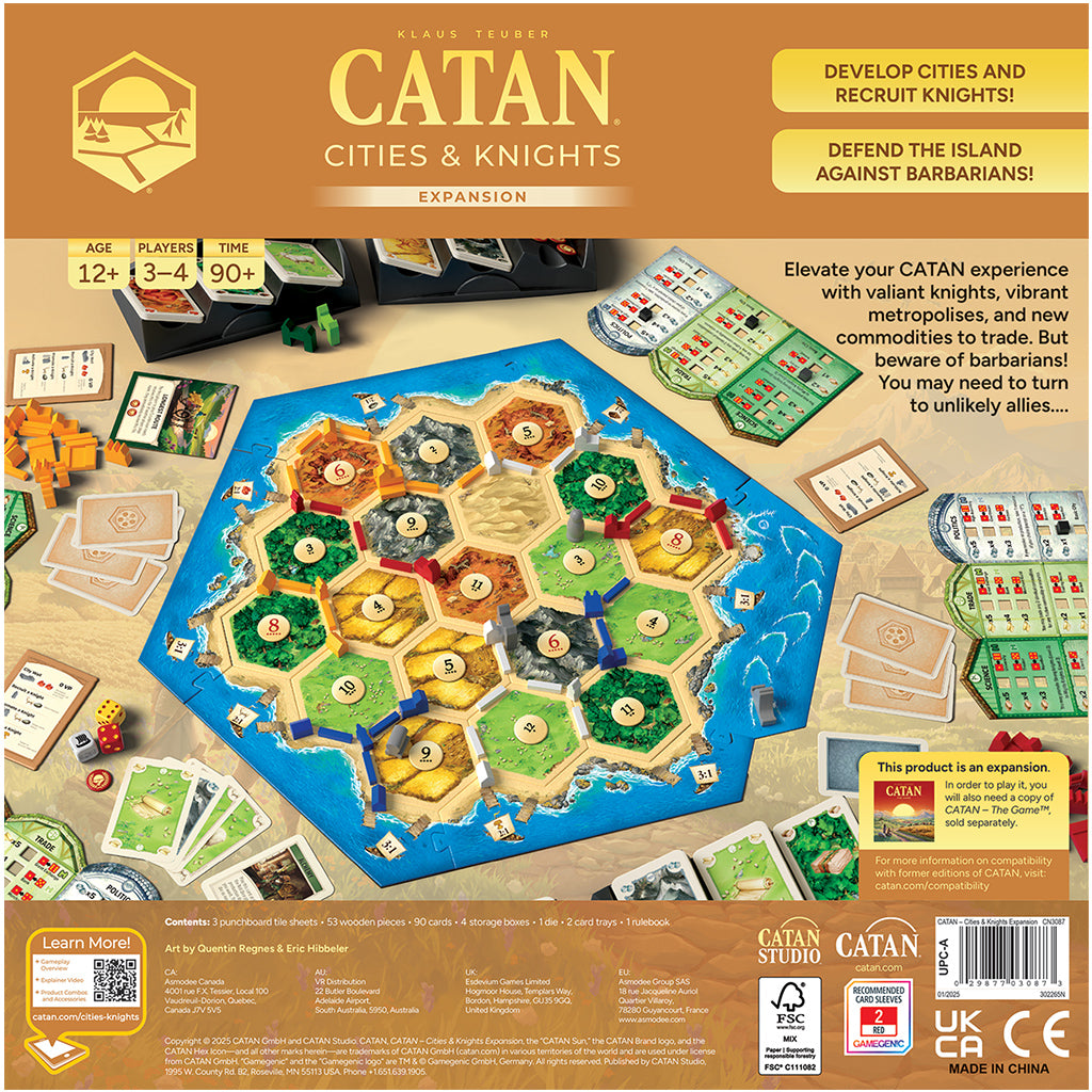 Catan Expansion: Cities And Knights 6th Expansion