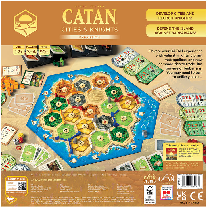 Catan Expansion: Cities And Knights 6th Expansion