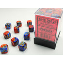 Chessex Dice: Gemini Blue Red/Gold 36d6 12mm Set