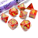 Chessex Dice Vortex Underworld/Yellow (7ct)