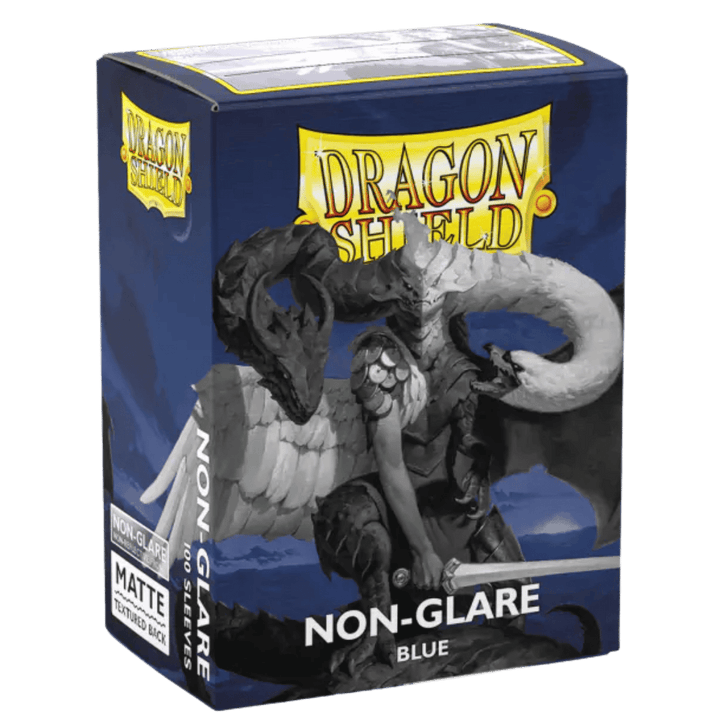 Dragon Shield Sleeves - Matte Blue Non-Glare Standard Size (100)