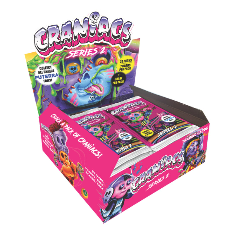 Craniacs Series 2 Trading Cards Hobby Box