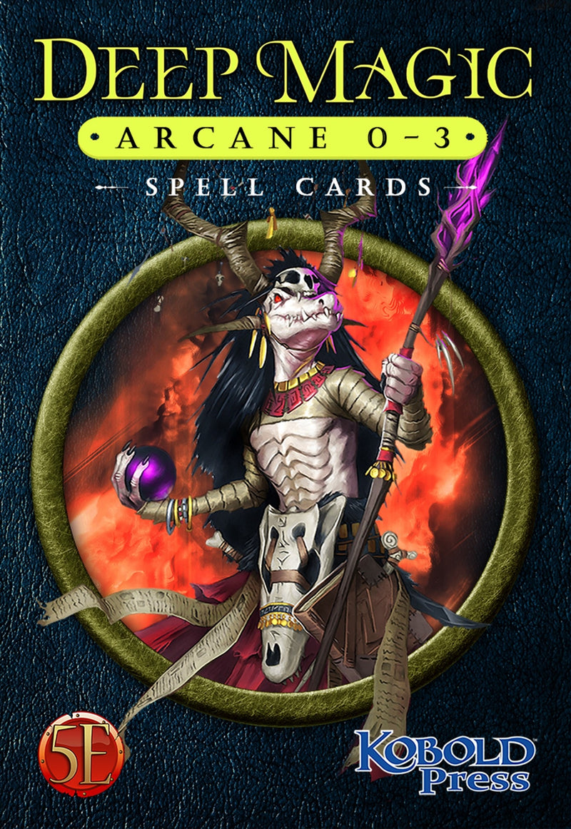 D&D 5e Deep Magic Spell Cards - Arcane (0-3)