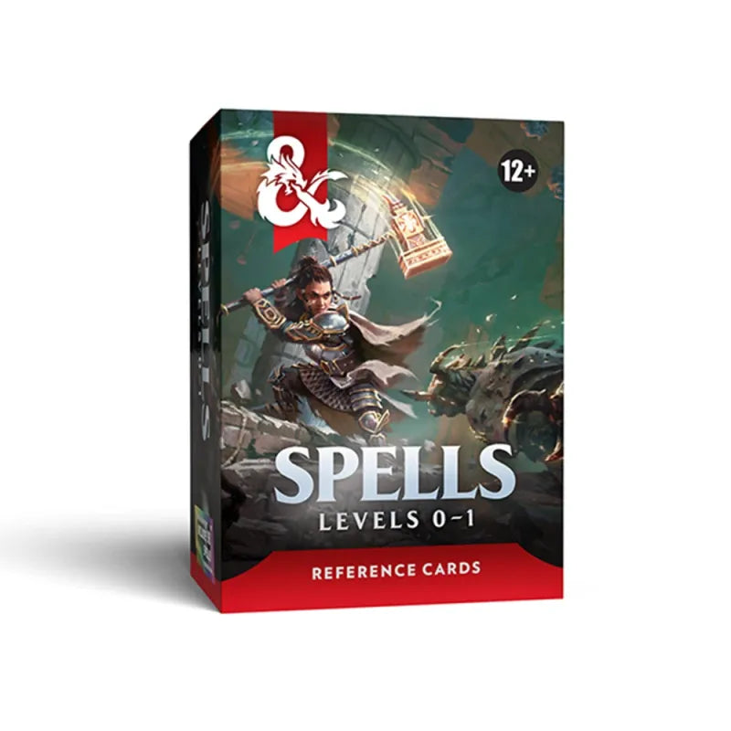 D&amp;D 5e Reference Cards - Trove Spells 1 (Levels 0-1)