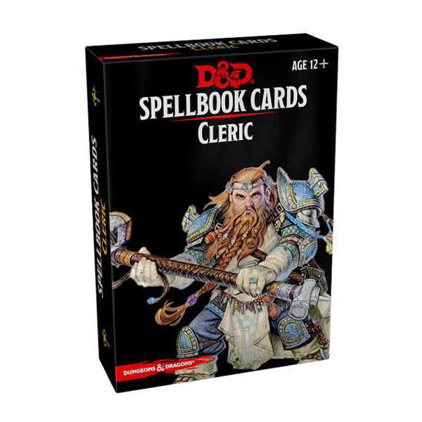 D&D 5e Spellbook Cards - Cleric Deck