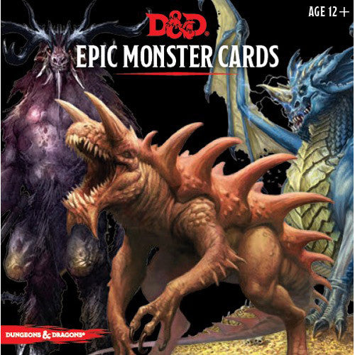 D&amp;D 5e Spellbook Cards - Epic Monster Cards