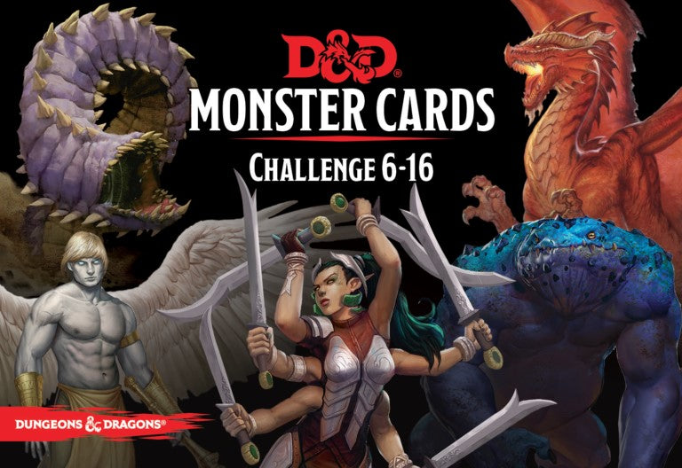 D&amp;D 5e Spellbook Cards - Monsters Deck Challenge (6-16)