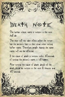 Death Note - How to Use It 24x36 Anime Poster