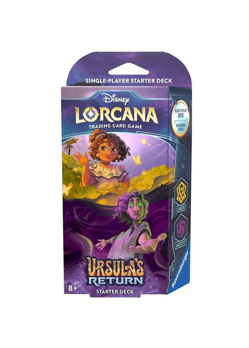 Disney Lorcana TCG: Ursula's Return Starter Deck - Amethyst & Amber (Pre-Order)