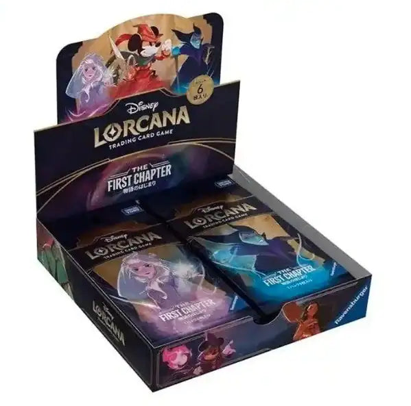 lorcana 1st edition booster box Disney TCG: The First Chapter Add more glimmers to your crew with The First Chapter booster packs filled with 12 randomized cards Disney Lorcana The First Chapter