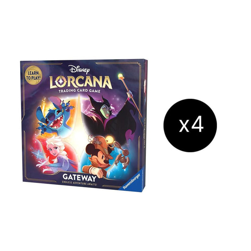 Disney Lorcana TCG: Gateway Case (4ct) Disney Lorcana TCG: Gateway Case (4ct)