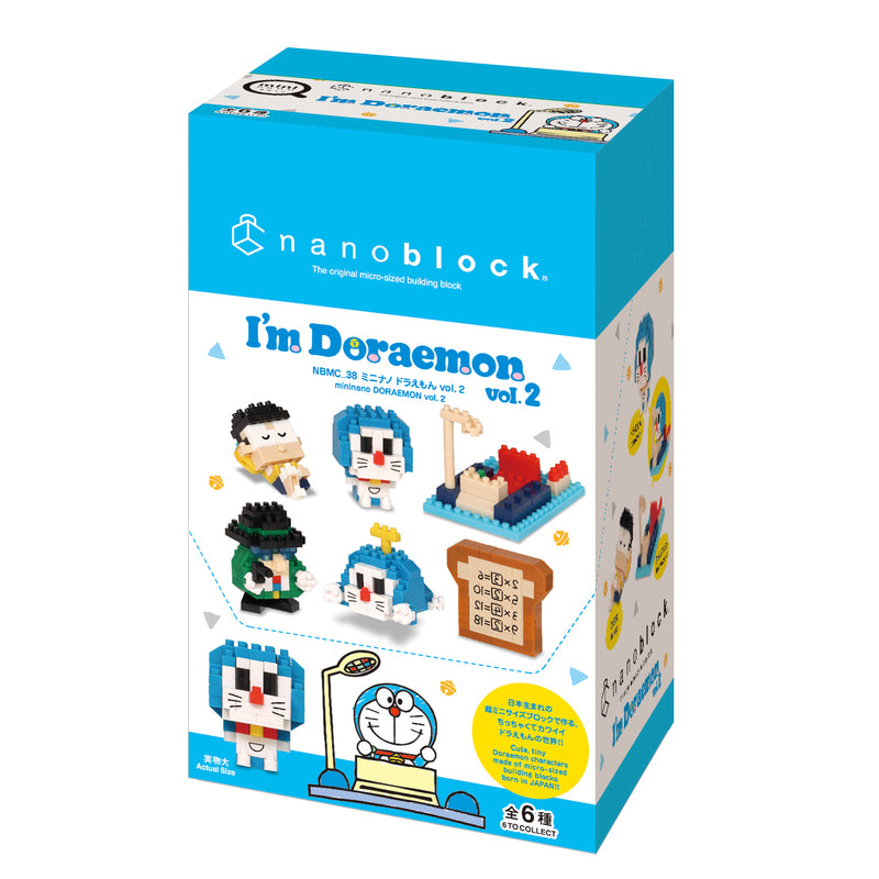 Doraemon Vol 2 Nanoblock Mininano Series - Complete Set