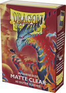 Dragon Shield Sleeves - Cosmere Japanese Size Matte Clear Outer Sleeves (60ct)