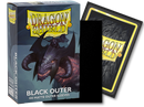 Dragon Shield Sleeves - Matte Black Outer Sleeves (100ct)