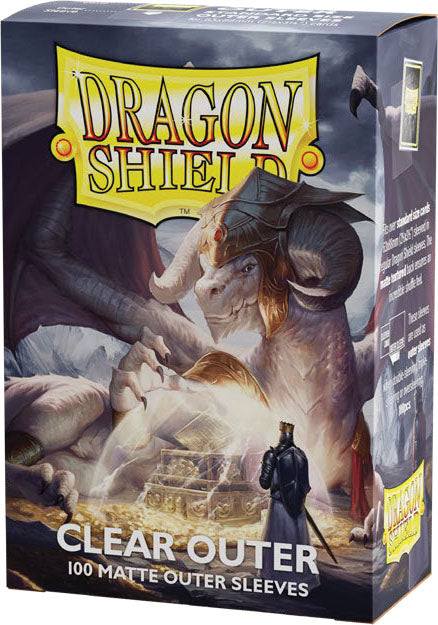 Dragon Shield Sleeves - Matte Clear Outer Sleeves (100ct)