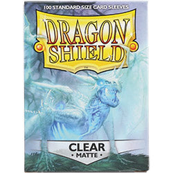 Dragon Shield Sleeves - Matte Clear Standard Size (100ct)